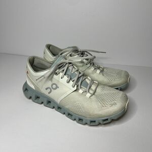 On Cloud X  Aloe/surf (green) Women’s Size 8.5